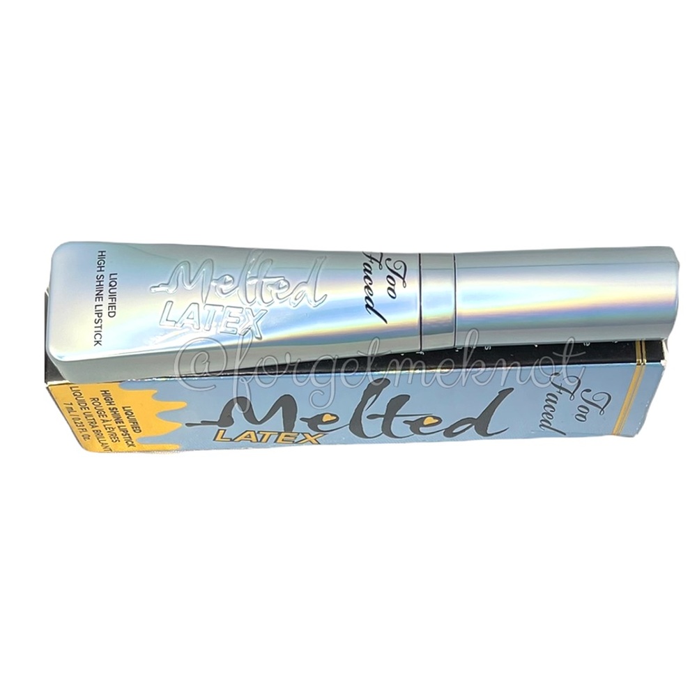 Too Faced Melted Latex Liquified High Shine Lipstick Unicorn Tears NWT - Picture 3 of 11